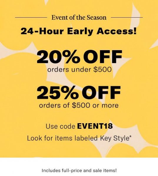 shopbop spring sale