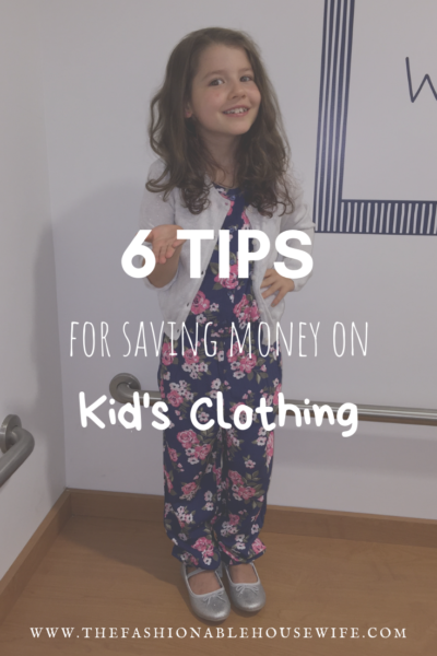 6 Tips for Saving Money on Kids Clothing